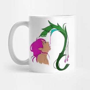 Copy of Elf drinking from a flower Mug